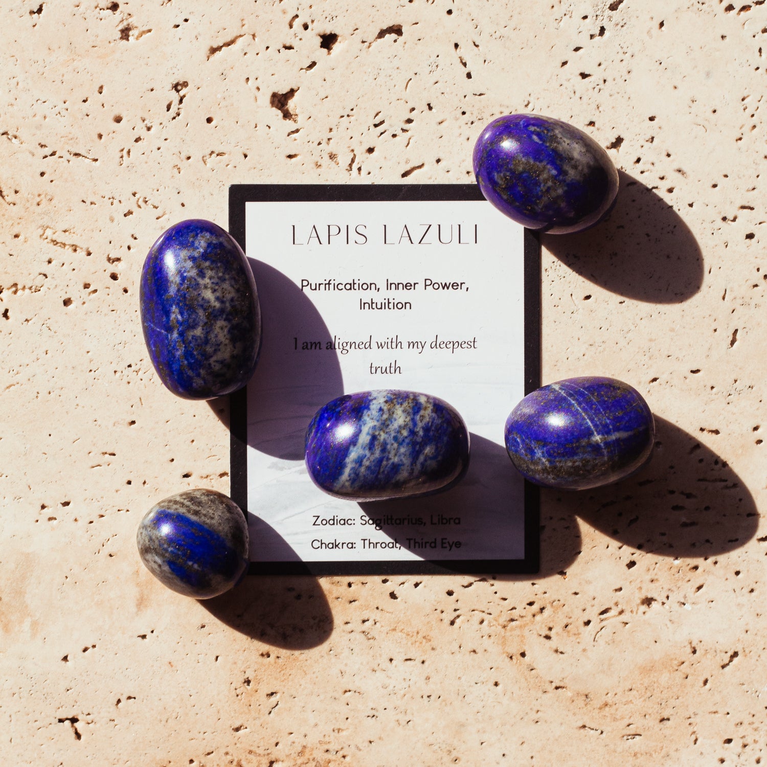 LAPIS LAZULI TUMBLE STONE