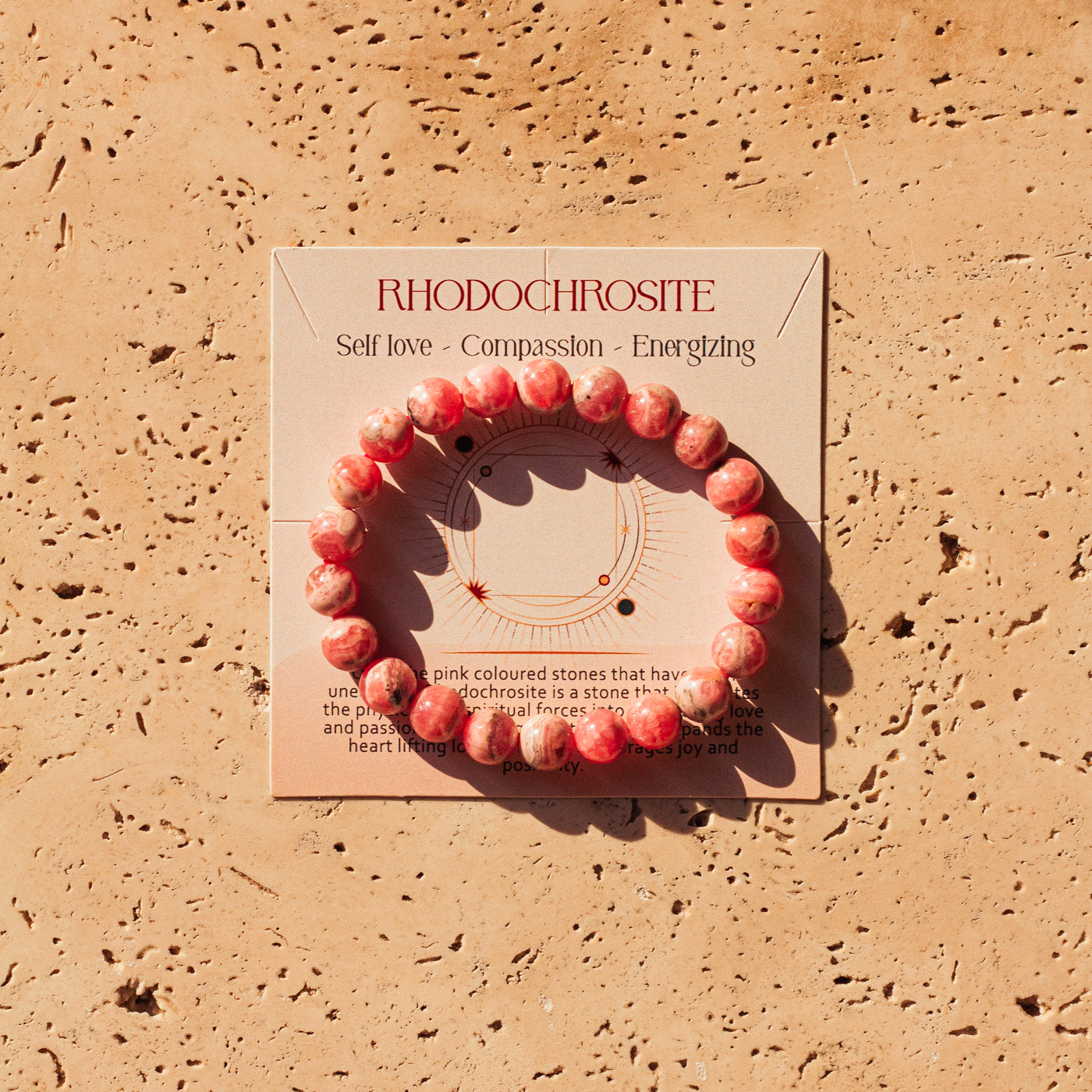 RHODOCHROSITE BRACELET A+