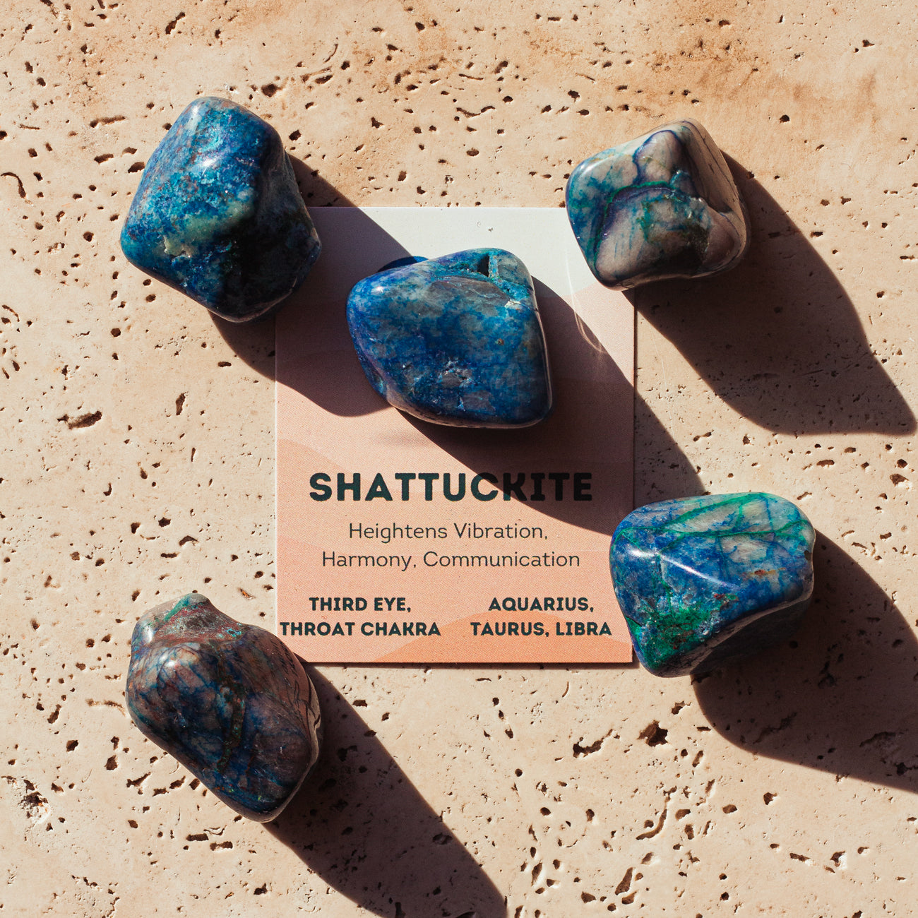 SHATTUCKITE TUMBLE STONE